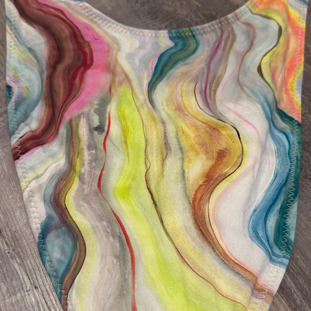 The Bikini Lab Multi Color One Piece Swim Suit